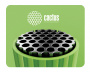 Коврик для мыши Cactus Мини зеленый 250x200x3мм (арт. CS-MP-C01S)