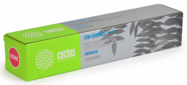 Картридж Cactus 44469716 голубой (3000стр.) для Oki (арт. CS-O330C)