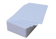 Пластиковая карта CIM глянцевая, W050-OV белого цвета, размер 86 х 54 мм, толщина 0,50 мм (арт. RUSS-W050-OV)