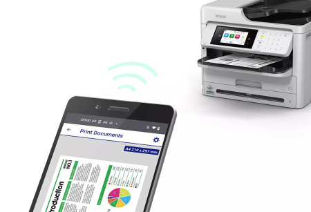 МФУ струйное монохромное Epson WorkForce Pro WF-M5899DWF; А4 (арт. C11CK76401)