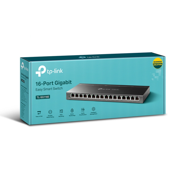 Коммутатор TP-Link TL-SG116E (арт. TL-SG116E)