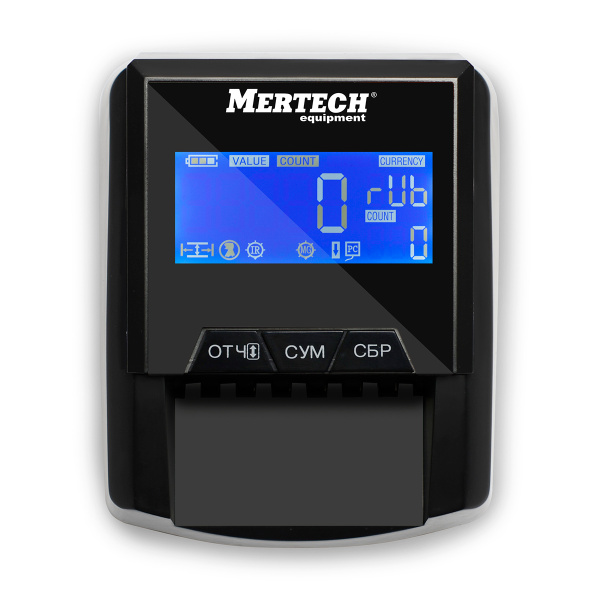 Детектор банкнот Mertech D-20A FLASH PRO LСD с АКБ (арт. 5048)