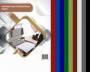 Обложки для переплета Bulros тиснением под кожу А4, 230 г/м², серый (100 шт) (арт. CL-R-230-grey-Lea-100-A4)