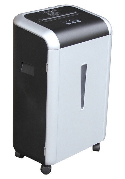 Уничтожитель документов Bulros B6HS, 0,8×1 мм, черный/серебро дверь, контур (арт. SH-D-BSC-B6HS-026-___-06)