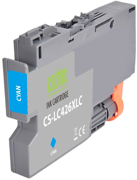 Струйный картридж Cactus (голубой, 54 мл.) (арт. CS-LC426XLC)
