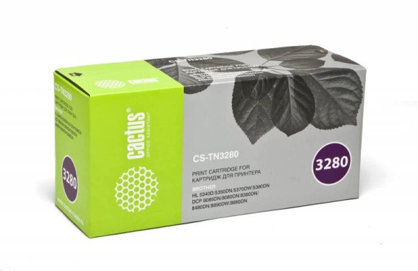 Картридж Cactus черный (8000стр.) для Brother (арт. CS-TN3280)