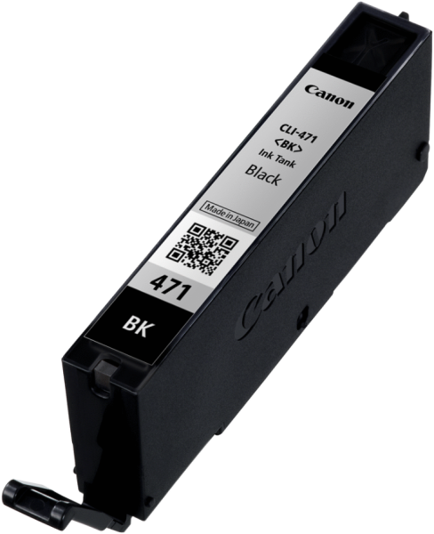 Оригинальный картридж Canon CLI-471 BK (чёрный, 7 мл.) (арт. 0400C001)