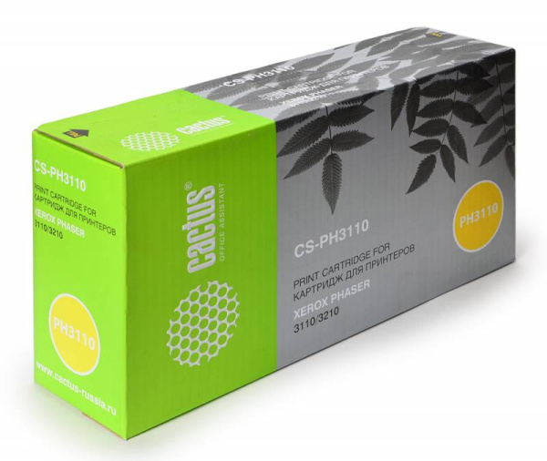 Картридж Cactus 109R00639 черный (2500стр.) для Xerox (арт. CS-PH3110)