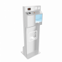 Бесконтактный напольный дезинфектор для рук BM Sanitar с бесконтактным термометром. Объем бака: 3 литра (арт. )