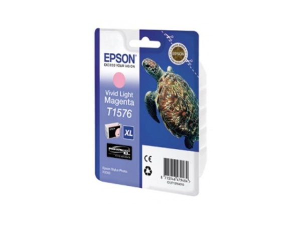Картридж Epson T1576 Vivid Light Magenta (арт. C13T15764010)