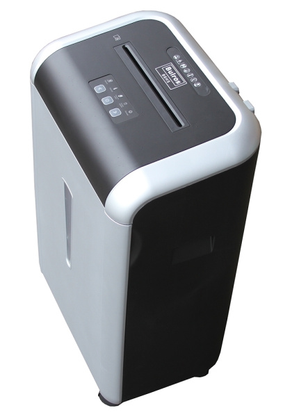 Уничтожитель документов Bulros B6HS, 0,8×1 мм, черный/серебро дверь, контур (арт. SH-D-BSC-B6HS-026-___-06)