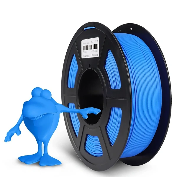 Филамент NVPRINT PLA матовый синий для 3D печати, диаметр 1.75мм, длина 330 метров, масса 1 кг.