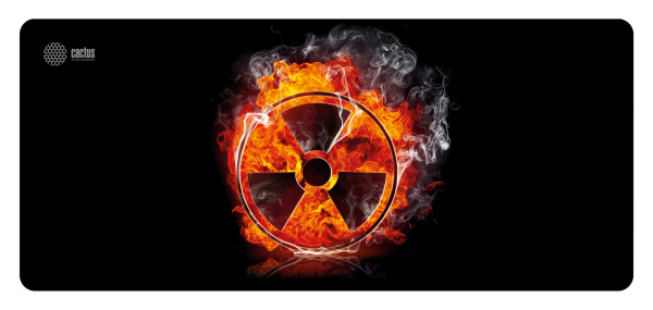 Коврик для мыши Cactus Radiation XXL, рисунок, 900x400x3мм (арт. CS-MP-PRO08XXL)