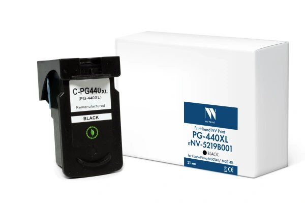 Струйный картридж NVP PG-440XL (NV-5219B001) Black для Canon Pixma MG2140/MG3140 (21 мл)