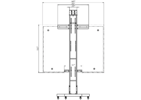 Мобильная стойка для доски FIX MP8901400 (арт. MP8901400)