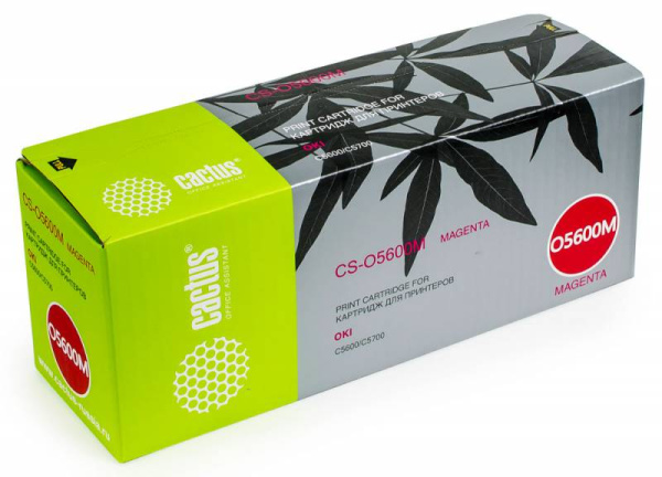 Картридж Cactus пурпурный (2000стр.) для Oki (арт. CS-O5600M)