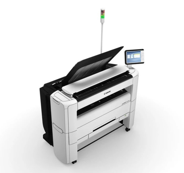 Лазерный широкоформатный принтер Canon plotWAVE T30 P1R CO с одним рулоном, без крышки (арт. PlotWave T30 P1R CO)