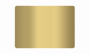 Металлическая пластина OEM (золотая матовая) (арт. X-8 / 1028-1)