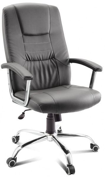 Кресло руководителя ГЕЛЕОС Престиж (черный) (арт. Прест_черн)