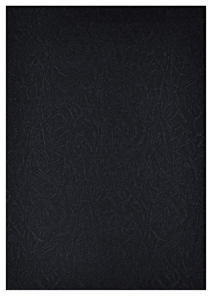 Картонные обложки для брошюровки Реалист кожа, А3, чёрные (100 шт.) (арт. 8259)