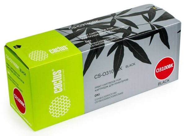Картридж Cactus Тонер Картридж CS-O3100BK черный для Oki (5000стр.) (арт. CS-O3100BK)