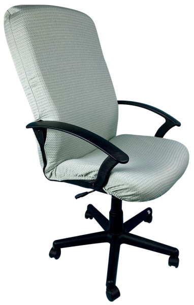 Чехол на компьютерное кресло ГЕЛЕОС 428Л (размер L, волна, зеленый чай) (арт. ГЧ00428Л)