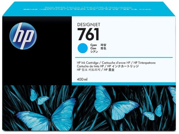 Картридж HP 761 400-ml Cyan Designjet Ink Cartridge (арт. CM994A)