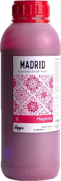 Экосольвентные чернила Dippa Madrid (пурпурные, 1 л.) (арт. o3082)