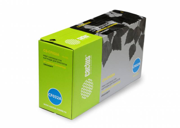 Картридж Cactus Тонер Картридж CS-CF032A желтый для HP (12500стр.) (арт. CS-CF032A)