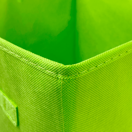 КОРОБ-кубик для хранения ГЕЛЕОС КУБ 33-3 (30х30х30 см) салатовый (арт. КУБ33-3)