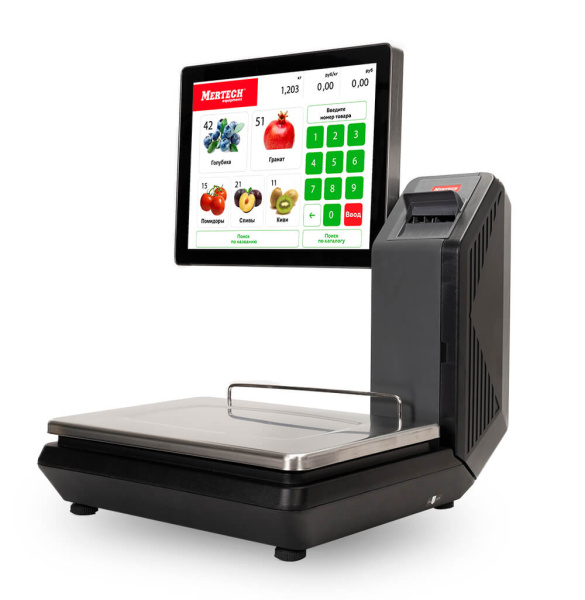 Весы с печатью этикеток Mertech M-ER 725 PM-15.2 (15″, USB, Ethernet, Wi-Fi) (арт. 3635)