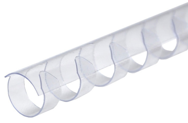 Пластиковые пружины Реалист 12мм, прозрачные (100 шт.) (арт. 3510)