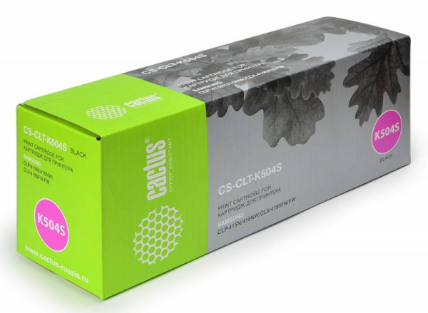 Картридж Cactus черный (2500стр.) для Samsung (арт. CS-CLT-K504S)