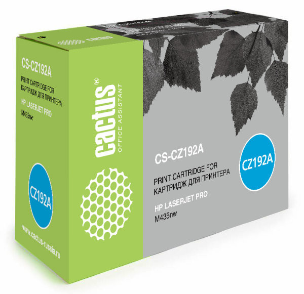 Картридж Cactus черный (12000стр.) для HP (арт. CS-CZ192A)