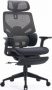 Кресло Cactus серый сиденье черный с подголов. крестов. (арт. CS-CHR-MC01-GYBK)