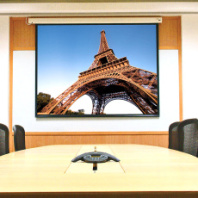 Моторизированный экран Draper Baronet AV (1:1) 84/84″ 213*213 XT1000E (MW) (арт. 16001977)