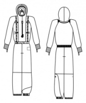 Комбинезон LAMSYSTEMS PASTERIS КБ.Ш.М.5-11. Ткань: LS-T-02 (арт. КБ.Ш.М.5-11)