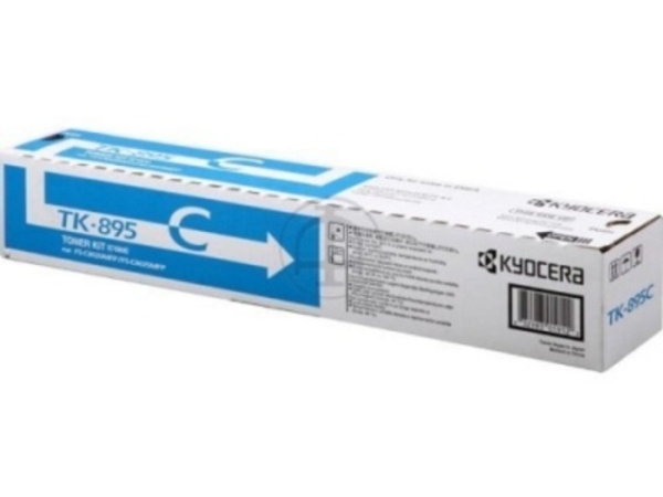 Оригинальный тонер-картридж Kyocera TK-895C (голубой, 6000 стр.) (арт. 1T02K0CNL0)