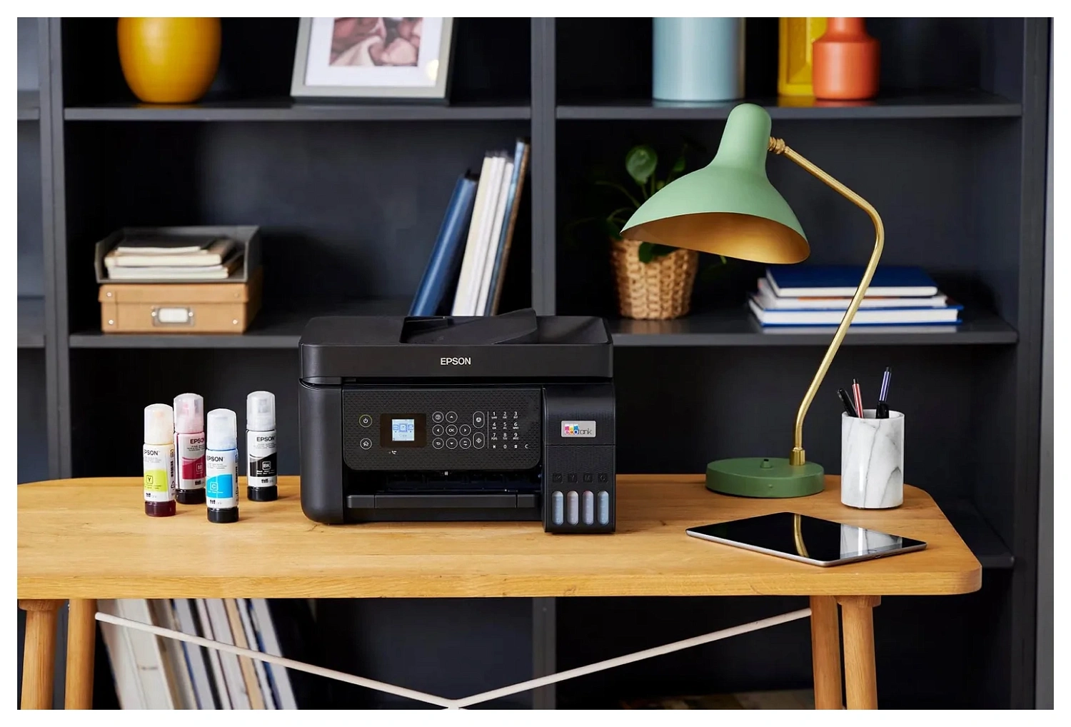 МФУ струйное цветное Epson EcoTank L5290 (Принтер / Копир / Сканер / Факс, A4) (арт. C11CJ65405)