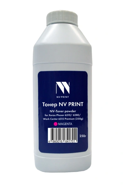 Тонер + девелопер NV PRINT для Xerox Phaser 6510/6280/WC 6515 Premium (250г) Magenta