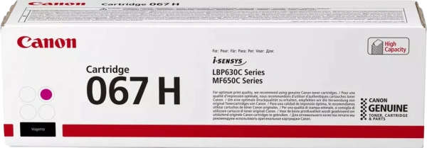 Картридж Canon 067H M (пурпурный, 2350 стр.) (арт. 5104C002)