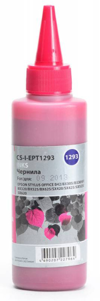 Чернила Cactus пурпурный 100мл для Epson (арт. CS-I-EPT1293)