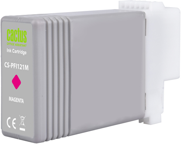 Струйный картридж Cactus (пурпурный, 260 мл.) (арт. CS-PFI121M)