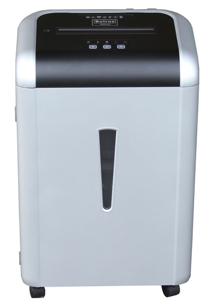 Уничтожитель документов Bulros B6HC, 0,8×2 мм, черный/серебро дверь, контур (арт. SH-D-BSC-B6HC-026-___-06)