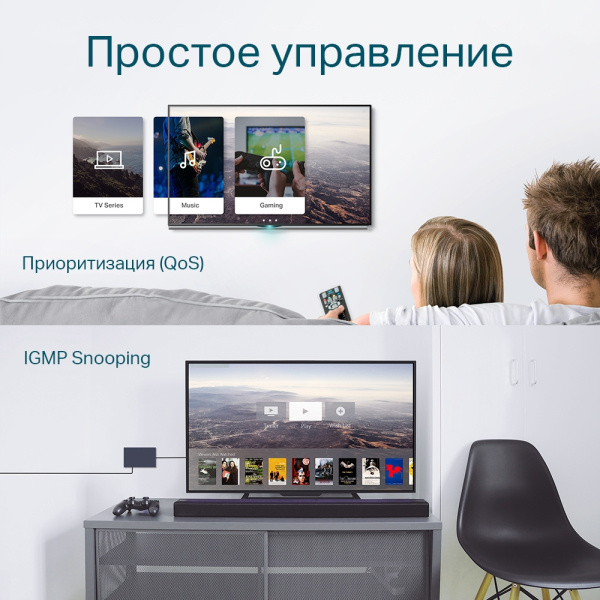 Коммутатор TP-Link TL-SG116E (арт. TL-SG116E)