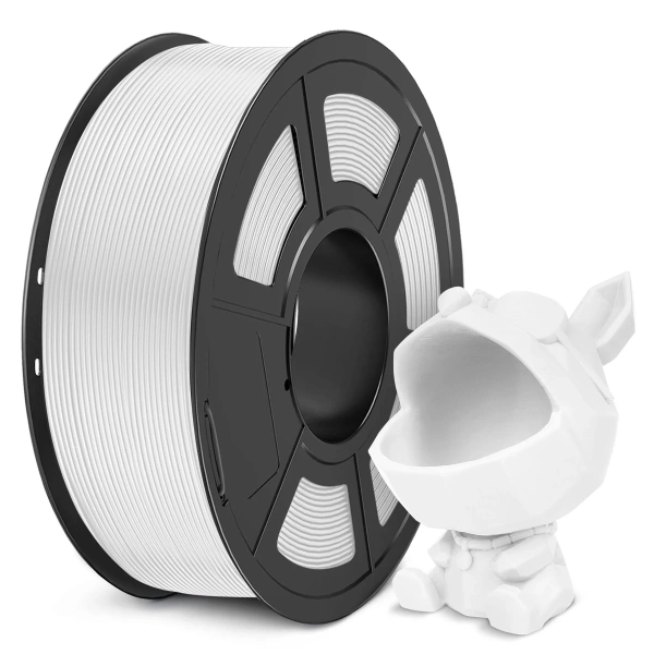 Филамент NVPRINT PLA Meta белый для 3D печати, диаметр 1.75мм, длина 330 метров, масса 1 кг.