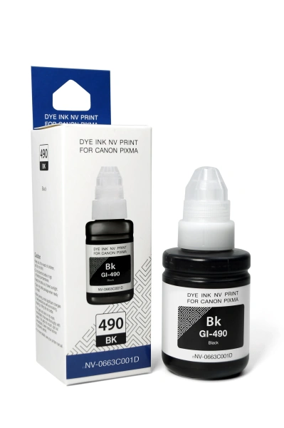Чернила NVP GI-490BK (NV-0663C001) для Canon Pixma G1400/G2400 (135 мл) Black (в коробке)