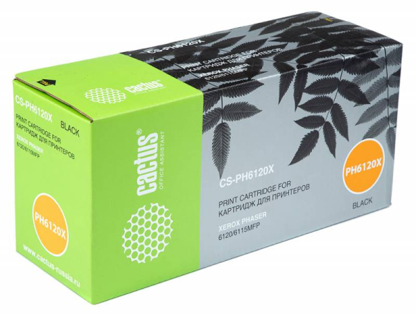 Картридж Cactus Тонер Картридж CS-PH6120X 113R00692 черный для Xerox (4500стр.) (арт. CS-PH6120X)