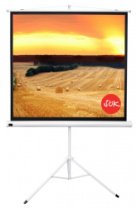 Экран для проектора SOK Cinema 158x158см TriScreen 1:1 напольный рулонный белый 88' (арт. SCPST-158x158)