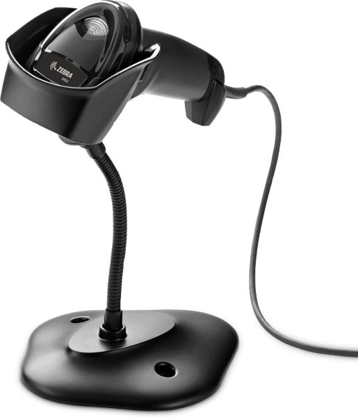 Сканер штрих-кода Zebra DS2208-SR BLACK USB KIT (арт. DS2208-SR7U2100SGC)